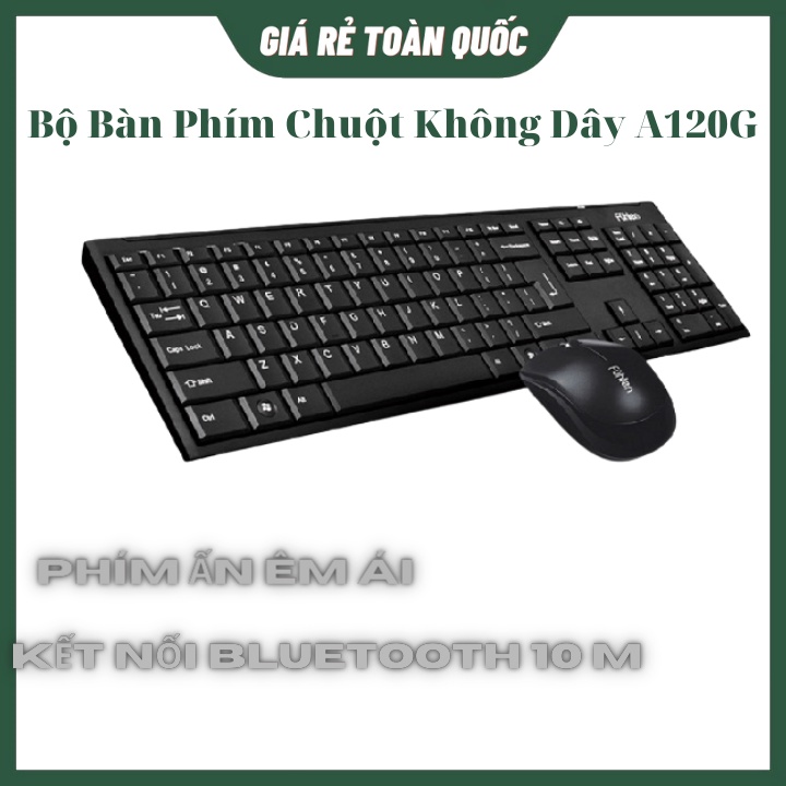 Bộ Bàn Phím Chuột Không Dây Fuhlen A120G Chính Hãng ( Không Dùng Cho Tivi)