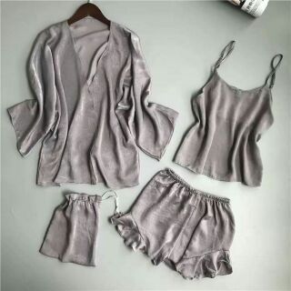 SET Bộ ngủ lụa hot 2021
