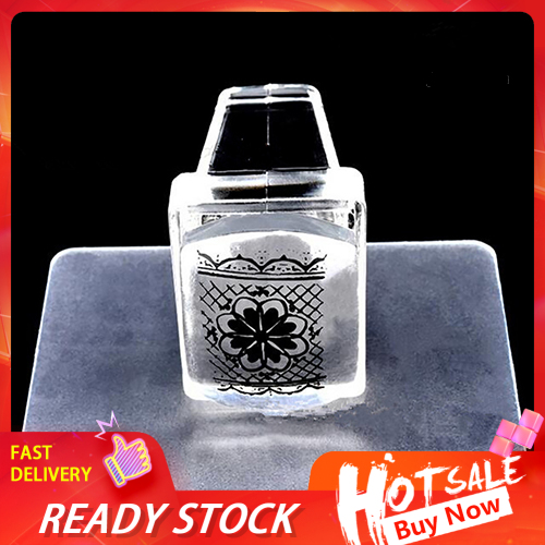 [Hàng mới về] Bộ 2 Dụng Cụ Dập Trang Trí Và Cạo Sơn Móng Tay Bằng Silicon Tiện Lợi