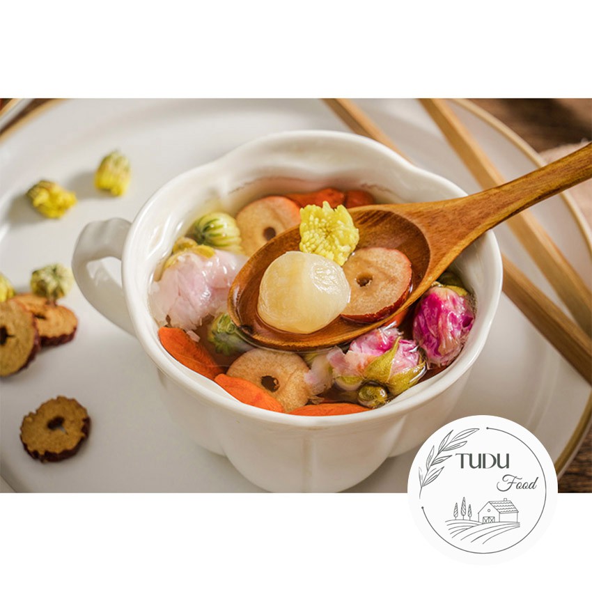 Combo trà dưỡng nhan 100g cúc nụ 100g hoa hồng 200g táo đỏ 200 kỷ tử chất lượng tốt loại 1 đóng gói túi zip thực phẩm