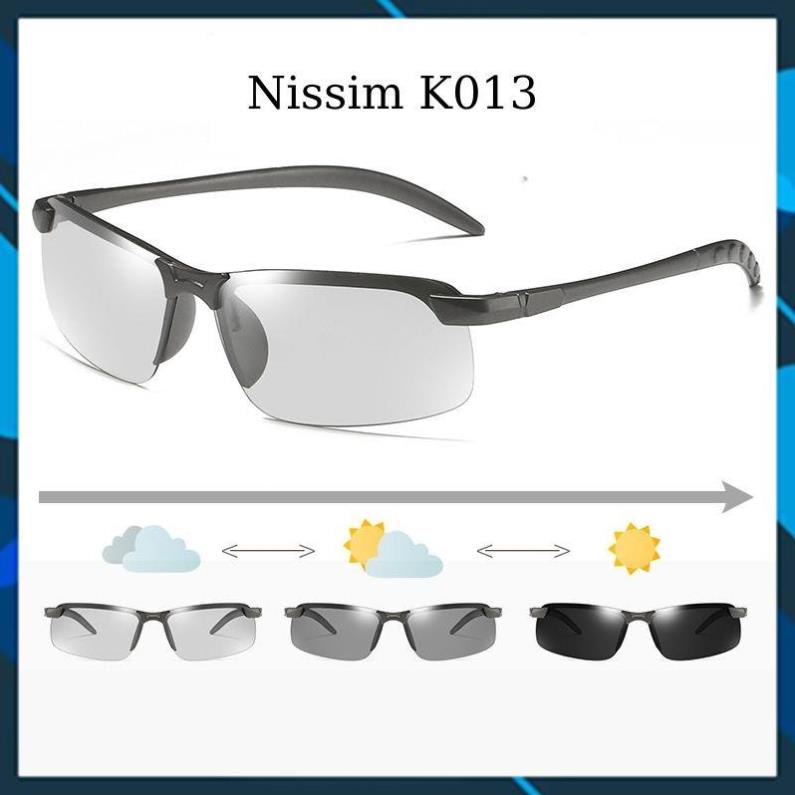Kính mát nam đổi màu Nissim K013 Kính chống bức xạ tia UV râm mát phong cách thể thao cổ điển