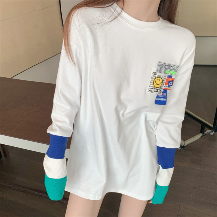 NRVP Áo Thun Nữ Vải Nhung Dày Cổ Tròn Hai Mặt Thời Trang Mùa Đông 2021