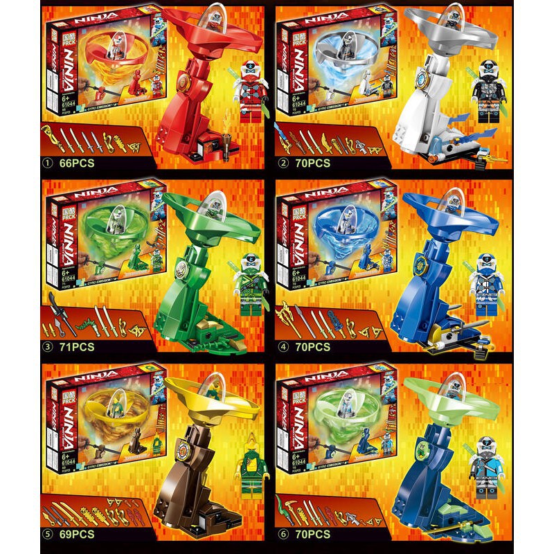 ☈✘☽[Ảnh thật] Bộ lắp ráp xếp hình Lego Ninja: Con quay lốc xoáy Ninjago mẫu mới 2021