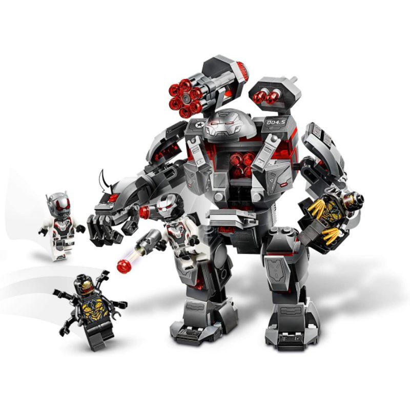 Đồ chơi Lego Avengers Marvel Super Heroes lắp ráp War Machine Hulk Buster Figure, Ant-Man, Iron-Man Minifigure 70100