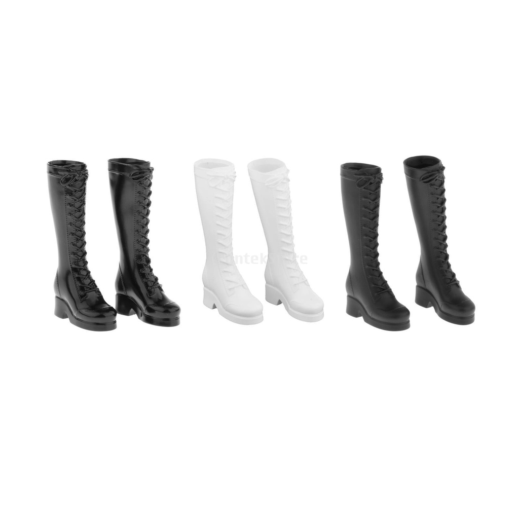 Giày Boot Cao Cổ 12 Inch Tỉ Lệ 1 / 6 Cho Mô Hình Nhân Vật Kokiya