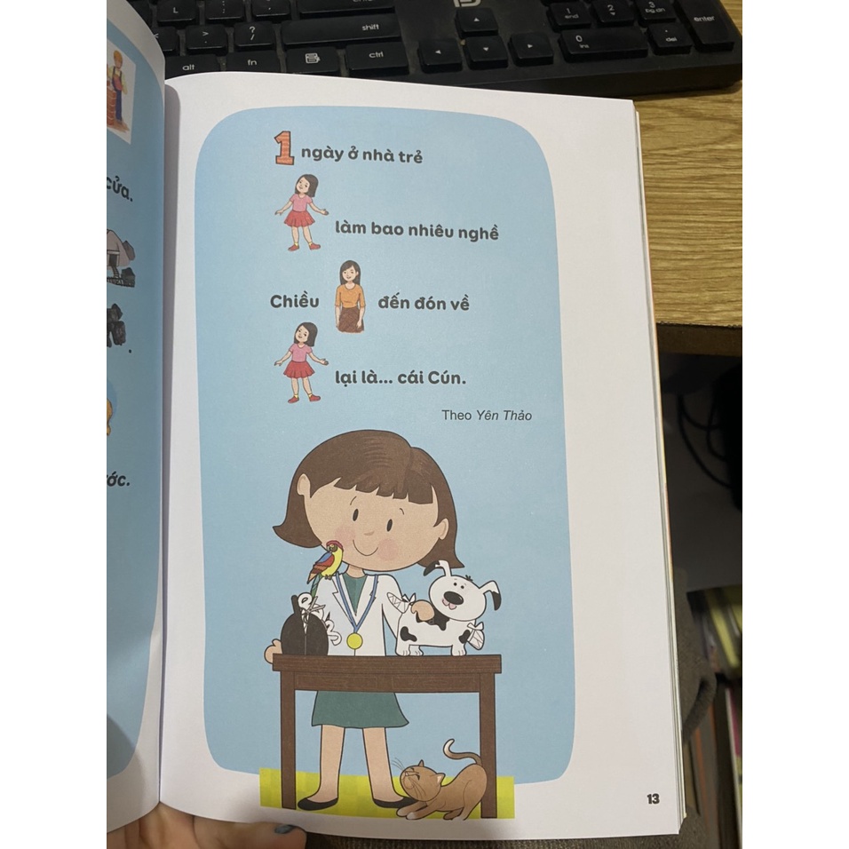 Sách - Thơ Tư Duy Hình ảnh cho bé tập nói tập đọc