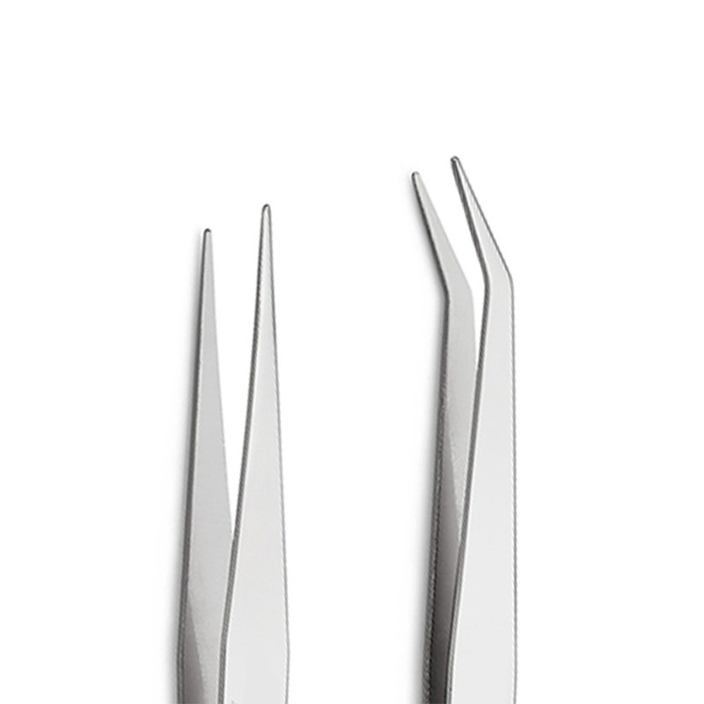 Dụng Cụ Nhíp Kẹp Gắp Lông Tổ Yến - Linh Kiện - Nối Mi - Gắp Đá Làm Móng Nail S6