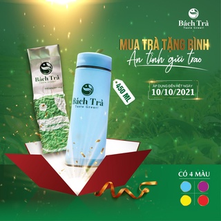 Trà xanh hảo hạng - Tặng kèm bình giữ nhiệt - Ngọc trà nguyên chất búp 1 tôm không chất bảo quản - 100g/200g/500g