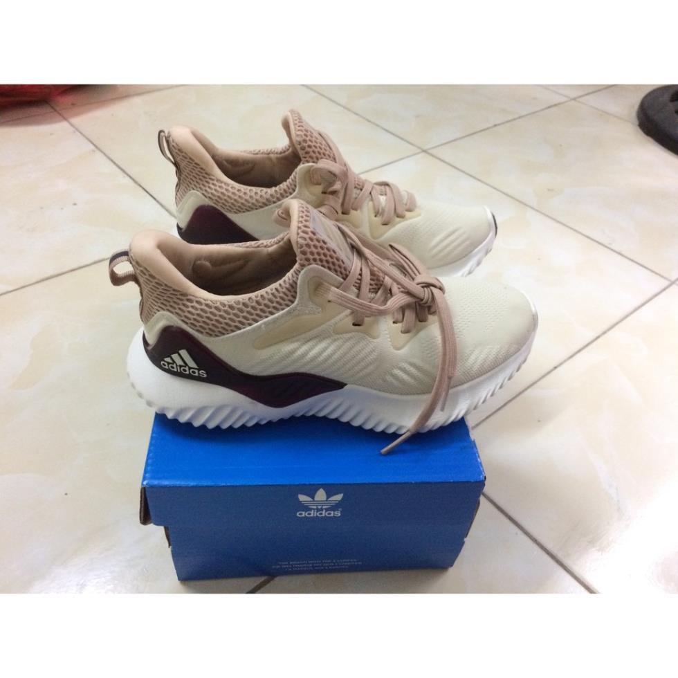 Tết Sale XẢ Bảo hành GIÀY Adidas Alpha Mầu trắng hồng Đẹp Nhất New Nhẩt NEW ✔️ . ^ ' ^ ` ! ' . "