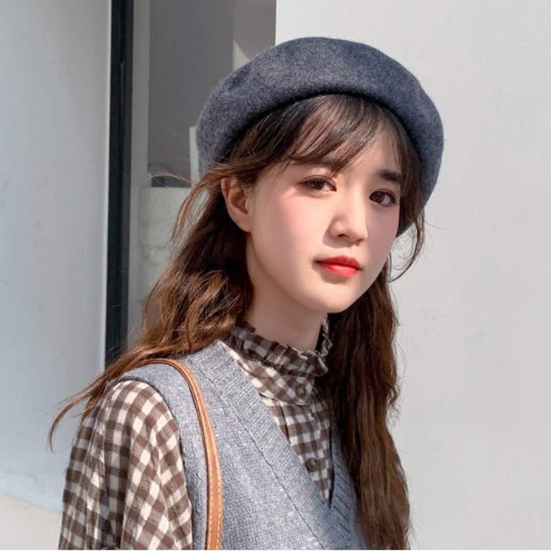 Nón Beret Phong Cách Cổ Điển Thanh Lịch Dành Cho Nữ