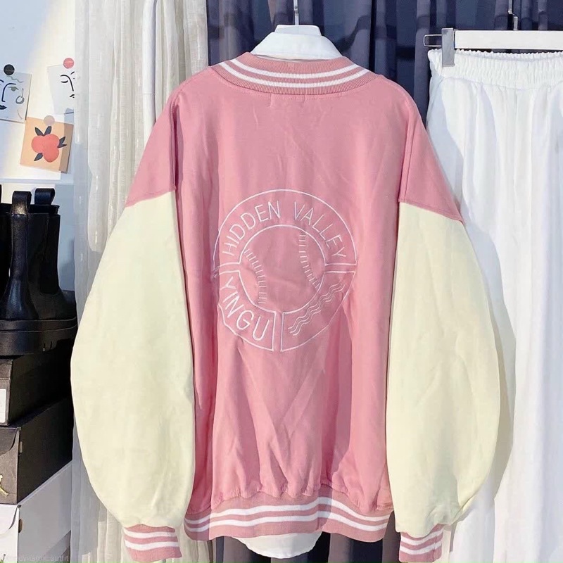 Áo Khoác Cardigan VALLEY Vải Nỉ Bông Form Rộng Ulzzang Unisex