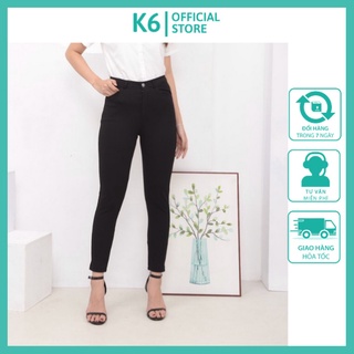 [Nhập mã LETHGM3 giảm 10k cho đơn hàng từ 330k] Quần tregging nữ khóa cúc K6 legging vải đẹp
