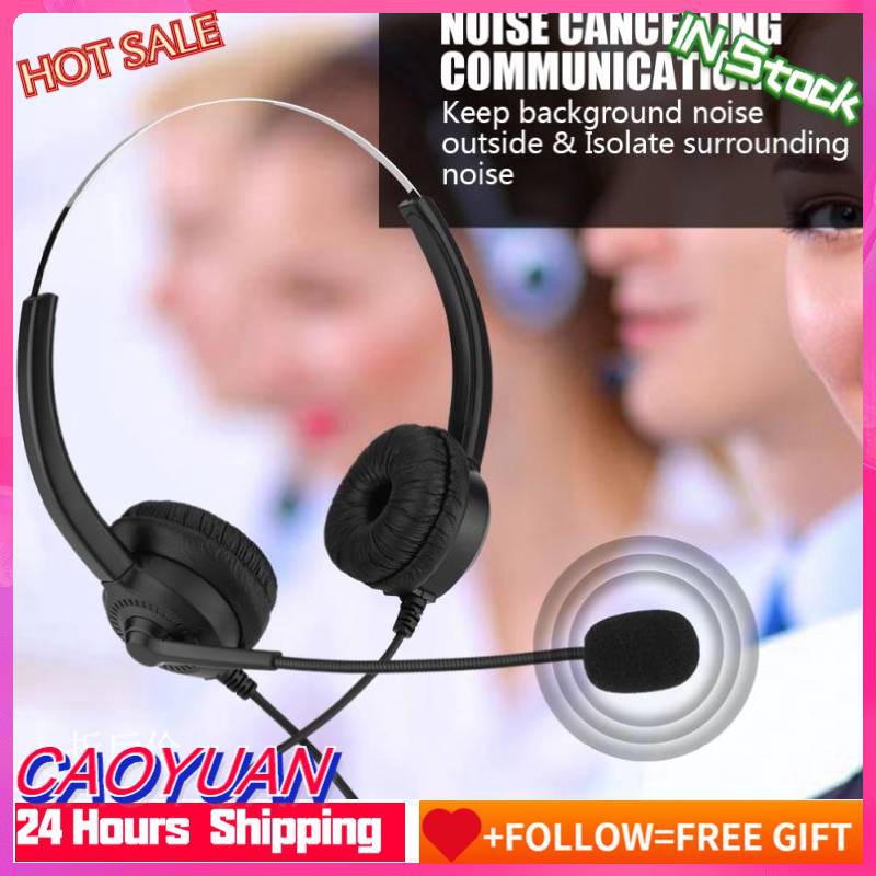 Bộ tai nghe chuyên dụng micro xoay 360 độ cho Call Center | BigBuy360 - bigbuy360.vn