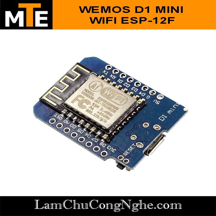 Mạch thu phát wifi ESP8266 WEMOS D1 MINI internet of thing IOT Kèm cáp