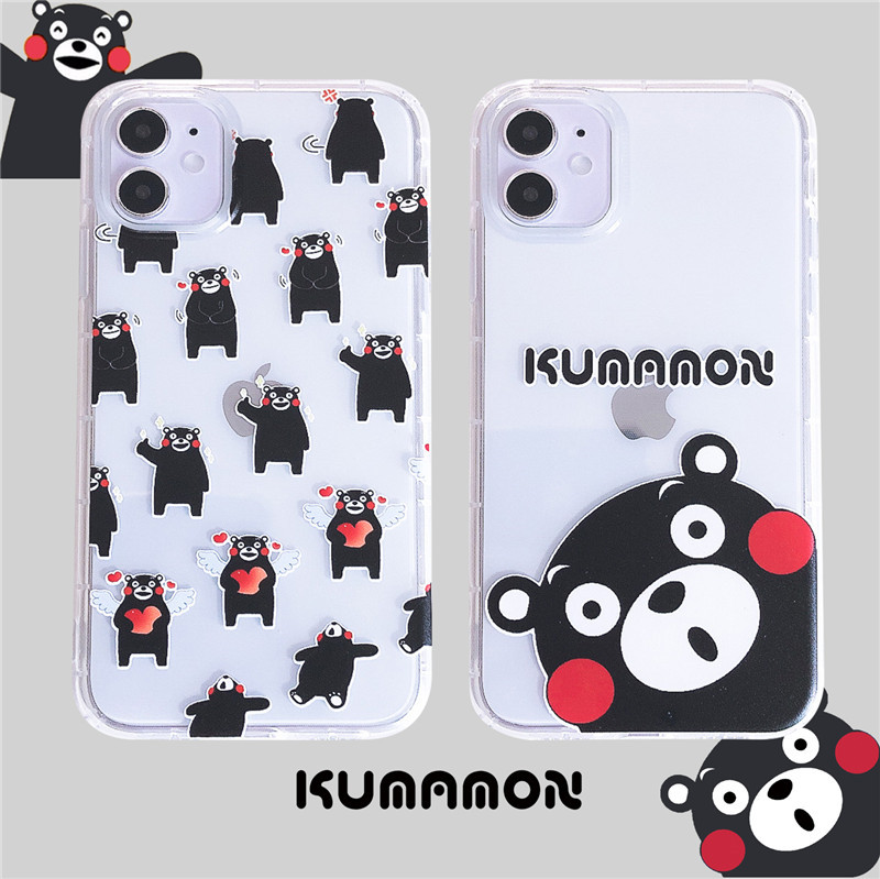 Ốp Lưng Silicone Họa Tiết Gấu Kumamon Thời Trang Cho Oppo Reno4Se 4 Pro 2z / 2f Reno3 / K7 Reno R15X K1 R17 R11S R9S R11