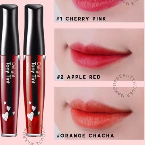 (Hàng Mới Về) Son Tint Tony Moly Delight Trang Điểm Chuyên Nghiệp Tony01