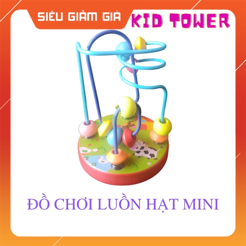 Đồ chơi luồn hạt mini giúp bé luyện khéo tay và kiên nhẫn