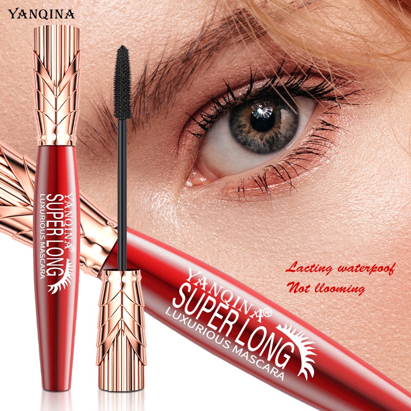Mascara YANQINA 4D chống thấm nước không nhòe chuốt dài mi cao cấp