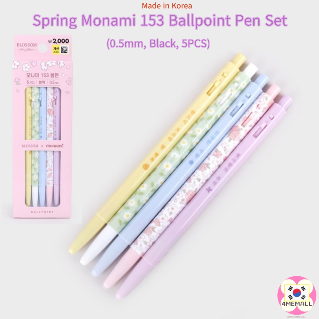 DAISO Bộ bút bi Monami 153