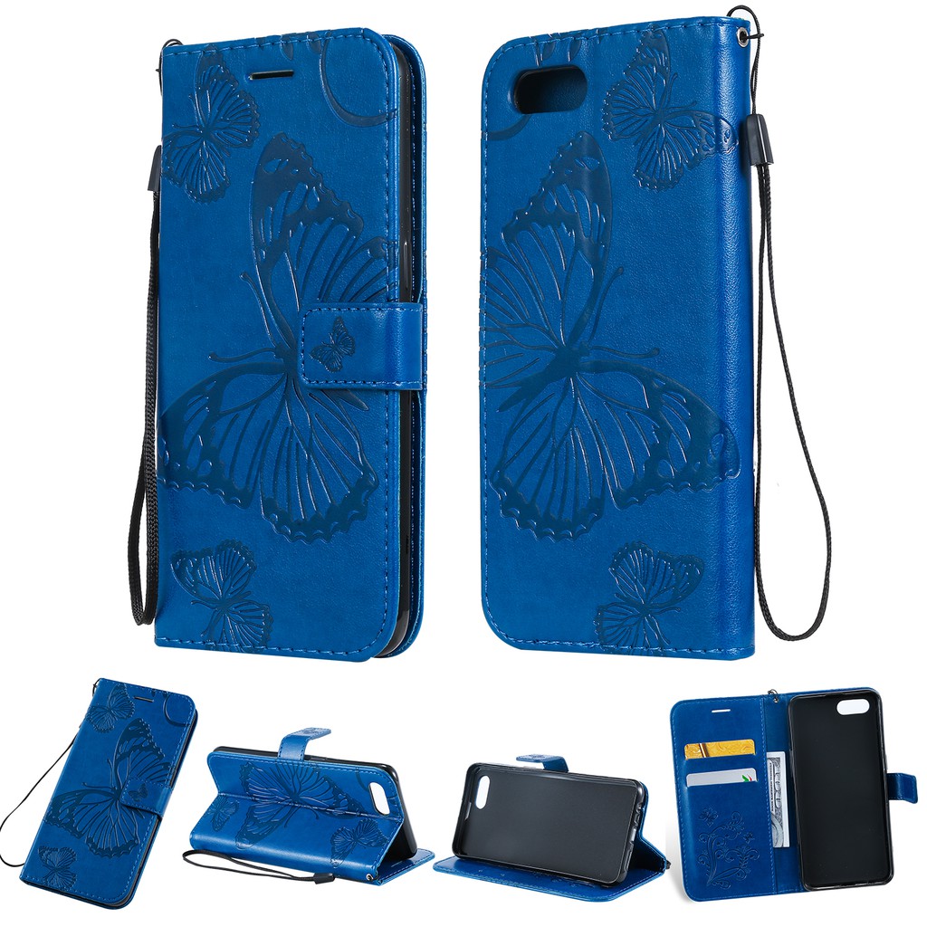 Casing OPPO A1K/Realme C2 embossed butterfly leather shell phone case | BigBuy360 - bigbuy360.vn
