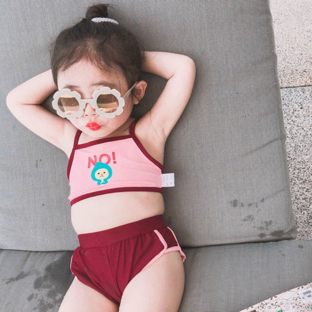 Set đồ bơi bé gái - bikini 2 mảnh bé gái siêu hot