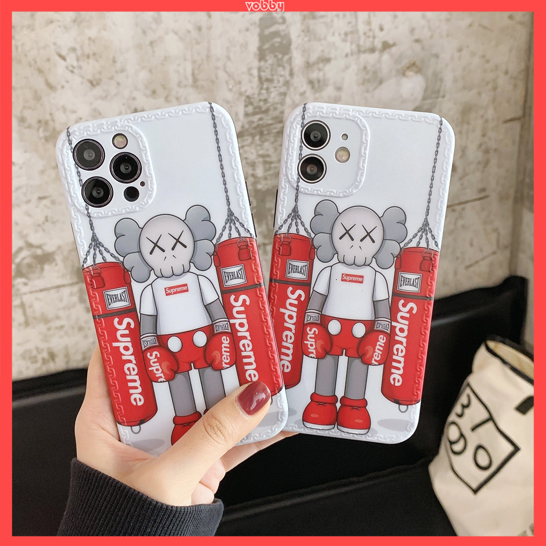 Ốp điện thoại nhựa in hình kaws cá tính thích hợp cho iPhone12 mini 11 PRO MAX 7/8plus SE2020 X/XS XR XSMAX | BigBuy360 - bigbuy360.vn