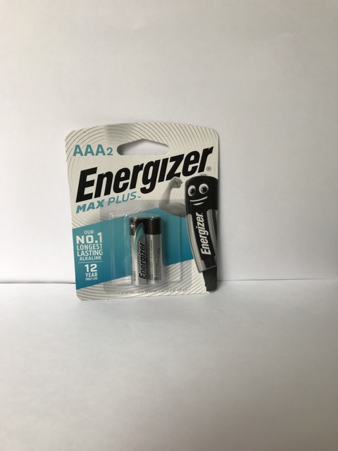 Pin Energizer Max Plus tiểu AA, đũa AAA  vỉ 2 viên