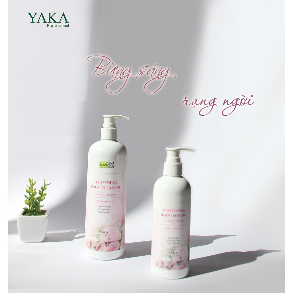 Dưỡng thể làm trắng da Y A K A WHITENING BODY LOTION