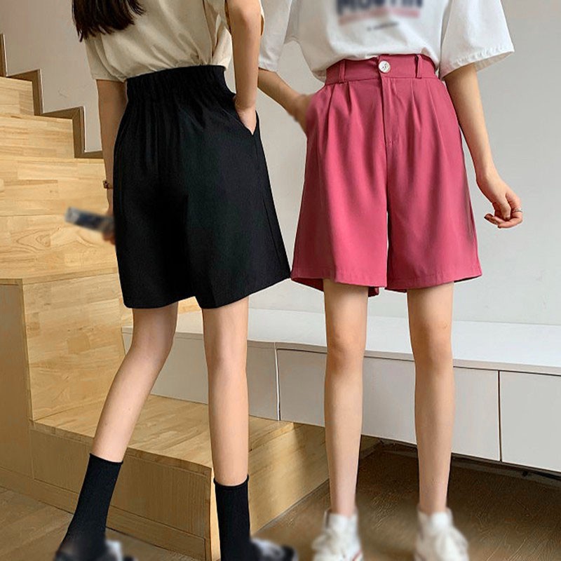 Quần Đùi Nữ Lưng Cao Phong Cách Hàn Quốc