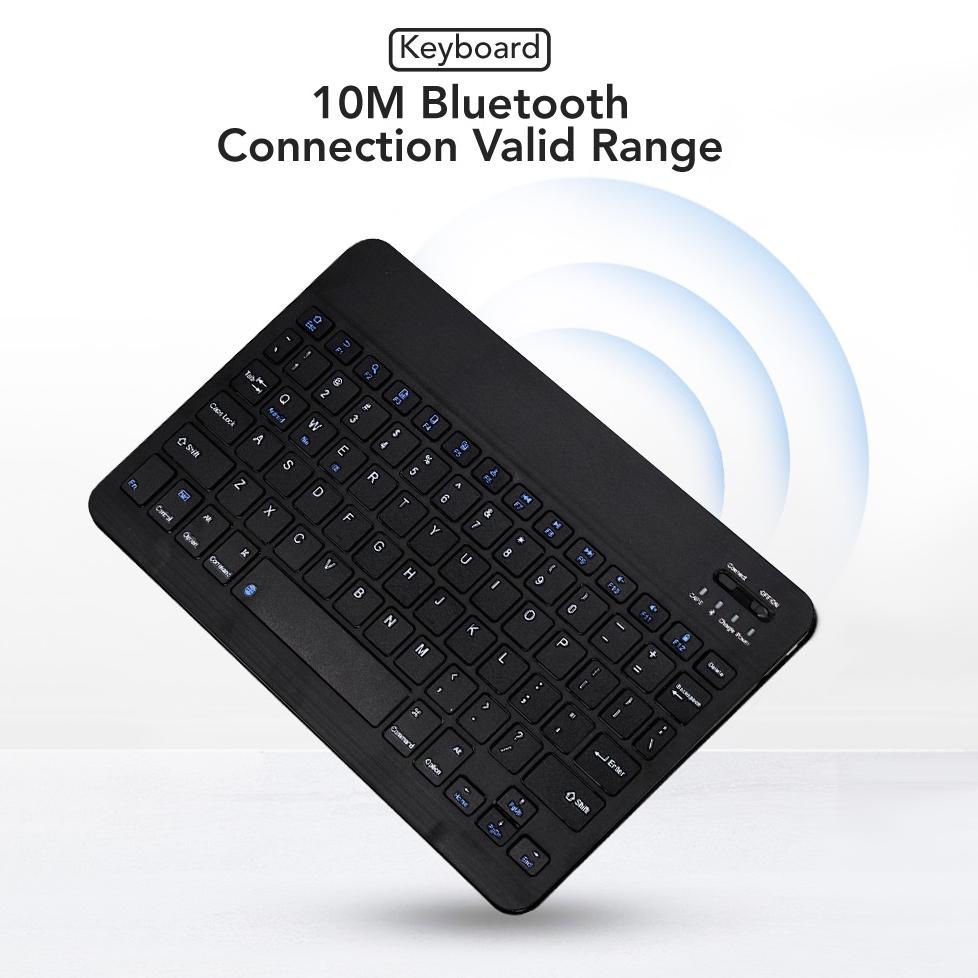 Bàn Phím Bluetooth Không Dây Mini Cho Windows Android iOS PC