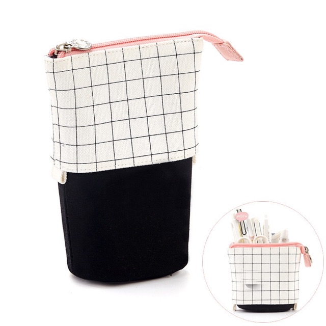 Túi bút hộp bút bóp viết pop up siêu ngầu phong cách minimalism cho các bạn học sinh