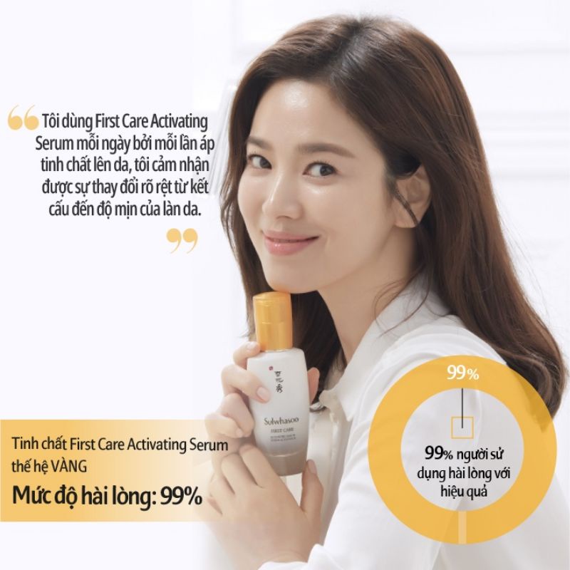 Tinh chất mở dưỡng săn chắc, mềm mịn da Sulwhasoo First Care Activating Serum