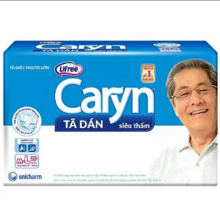 Bỉm Caryn tã dán M-L (lẻ 3 cái)