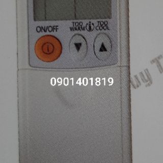 Điều khiển máy lạnh Mitsubishi nút cam
