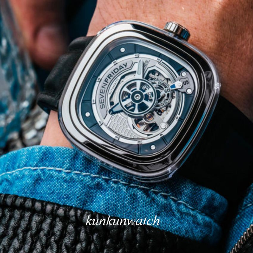 Đồng Hồ Nam SevenFriday SF - S1/01 Automatic - Fullbox + Tặng Dây Cao Su Cao Cấp