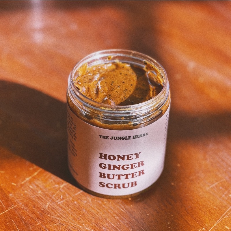 ⚡ FREESHIP⚡ Tẩy tế bào chết Handmade Honey Ginger Butter Scrub bổ sung khoáng chất làm sáng da