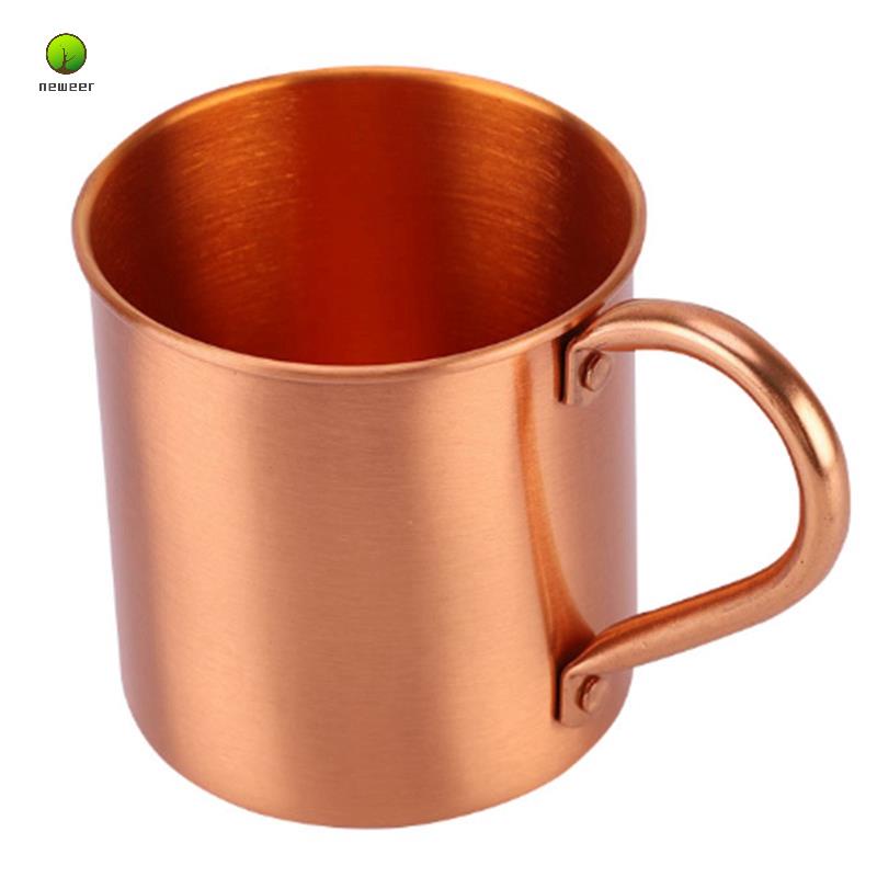 Cốc Uống Cocktail Bằng Đồng Có Tay Cầm Kiểu Dáng Thể Thao