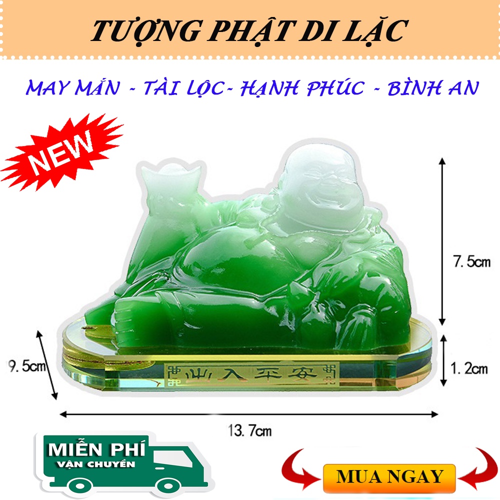 Tượng Phật Di Lặc, Tượng Thần Tài Để Bàn Làm Việc, Để Trên Xe Ô Tô. Mang Lại May Mắn, Tài Lộc, Bình An.
