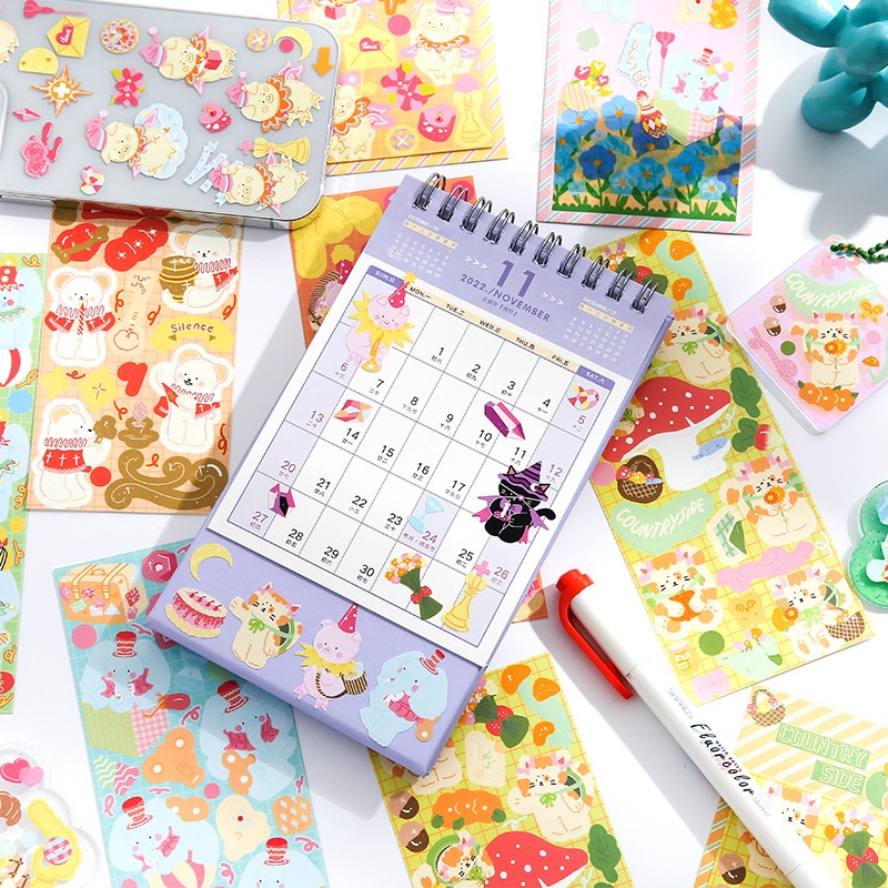 Sticker INFEEL.ME dán trang trí gooka phong cách độc đáo sáng tạo