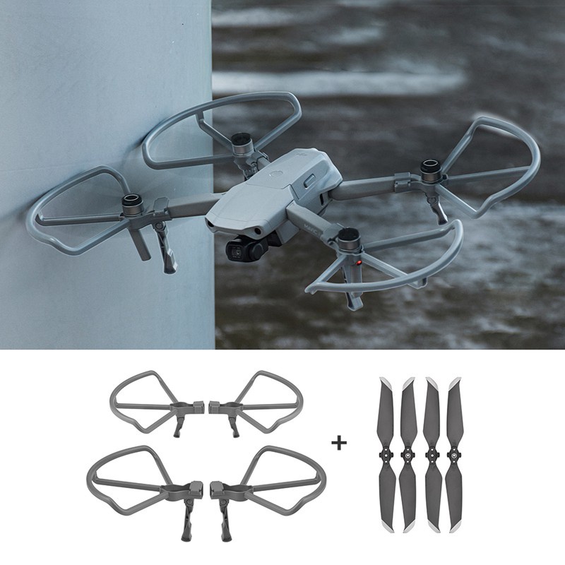 Sự Bảo Vệ Khung Bảo Vệ Cánh Quạt + Cánh Quạt Chống Va Chạm Cho Dji Mavic Air 2