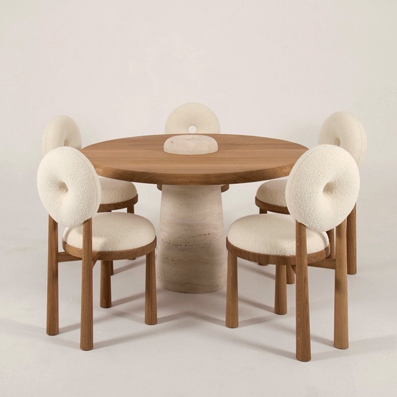Ghế gỗ tựa lưng cao cấp - Donut Chair