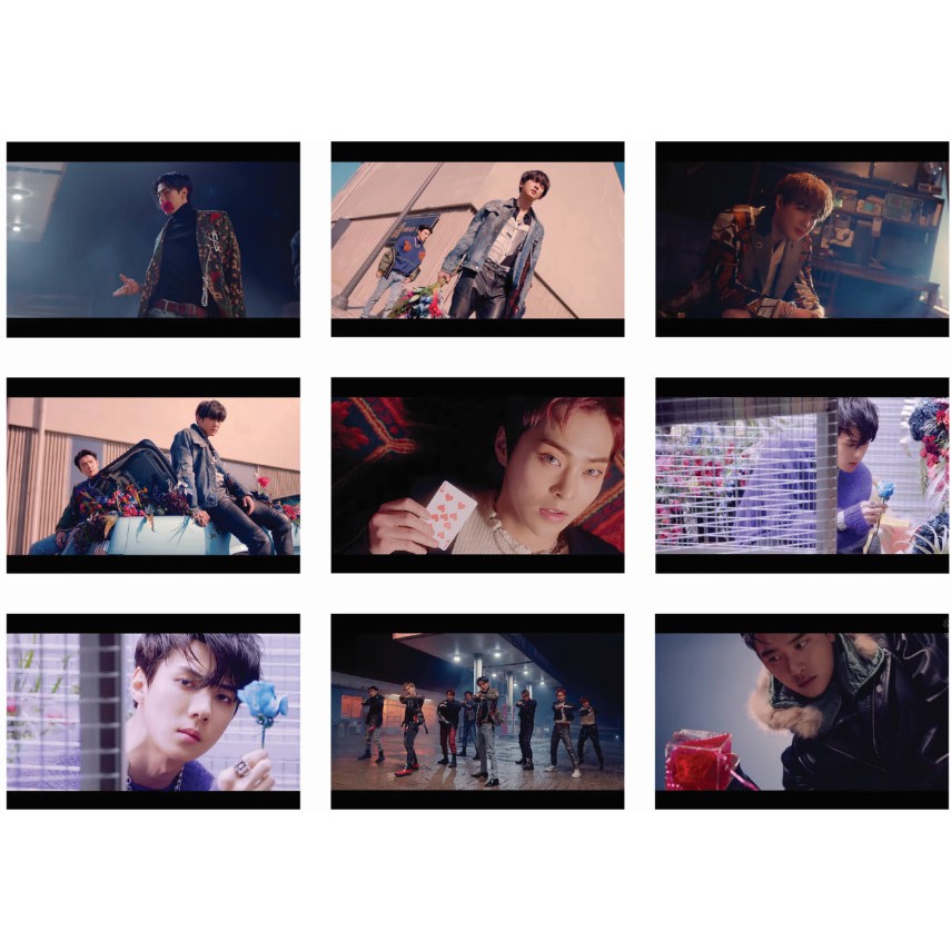 Lomo card 63 ảnh EXO - MV LOVE SHOT