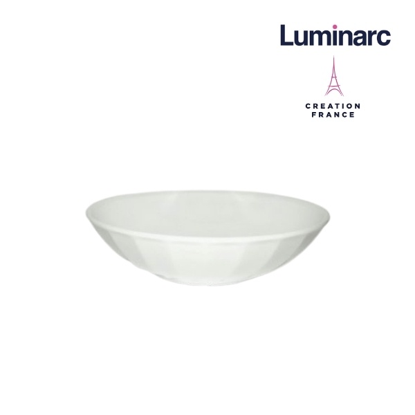 Bộ 6 Đĩa Thuỷ Tinh Luminarc Trianon Trắng 16cm- LUTRN3653