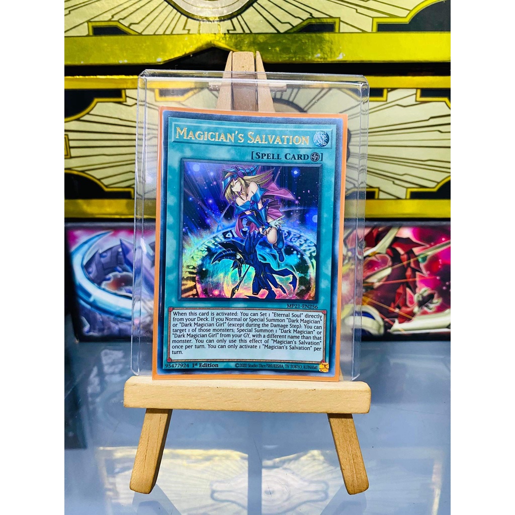 Lá bài thẻ bài Yugioh Magician's Salvation - Ultra Rare - Tặng bọc bài nhựa bảo quản