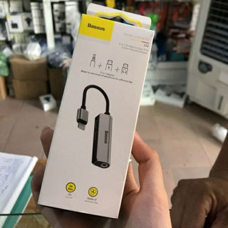 Jack chuyển Cổng Lightning sang Lightning+ 3.5 Baseus L52 ( Có đàm thoại)
