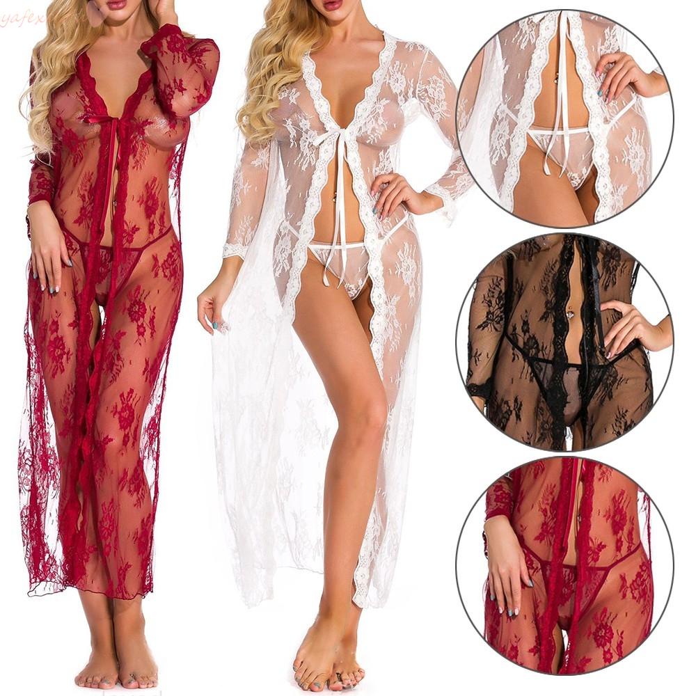 Áo choàng ngủ Kimono dáng dài cho phái nữ
 | BigBuy360 - bigbuy360.vn