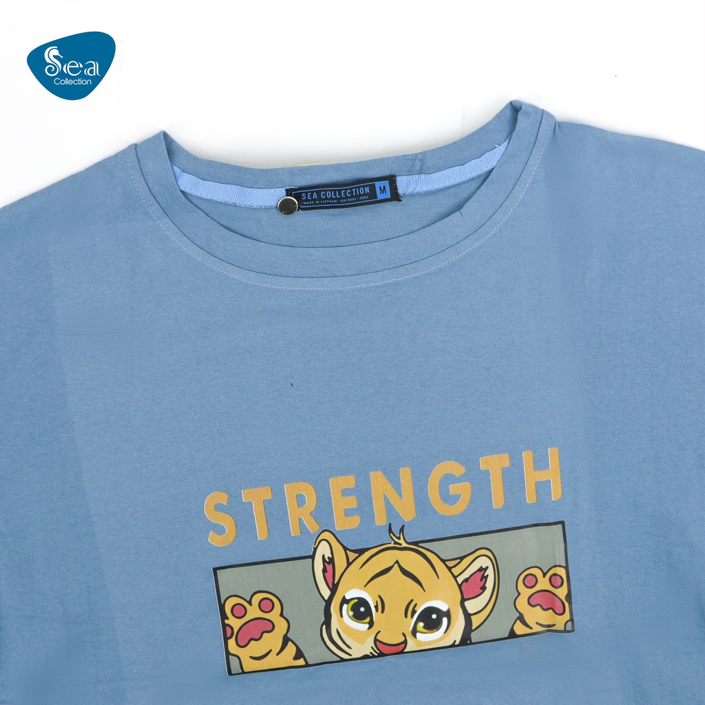 Áo Thun Unisex Sea Collection Cổ Tròn Tay Ngắn Stre 7726
