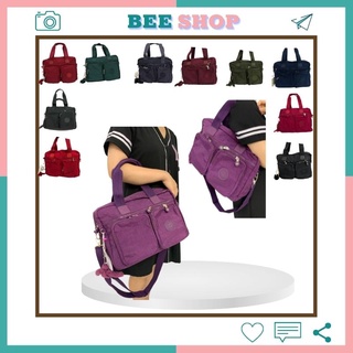 Túi đeo chéo, túi đeo vai nữ Kipling 1805, chất vải trống nước siêu bền, nhiều ngăn phụ đựng đồ.