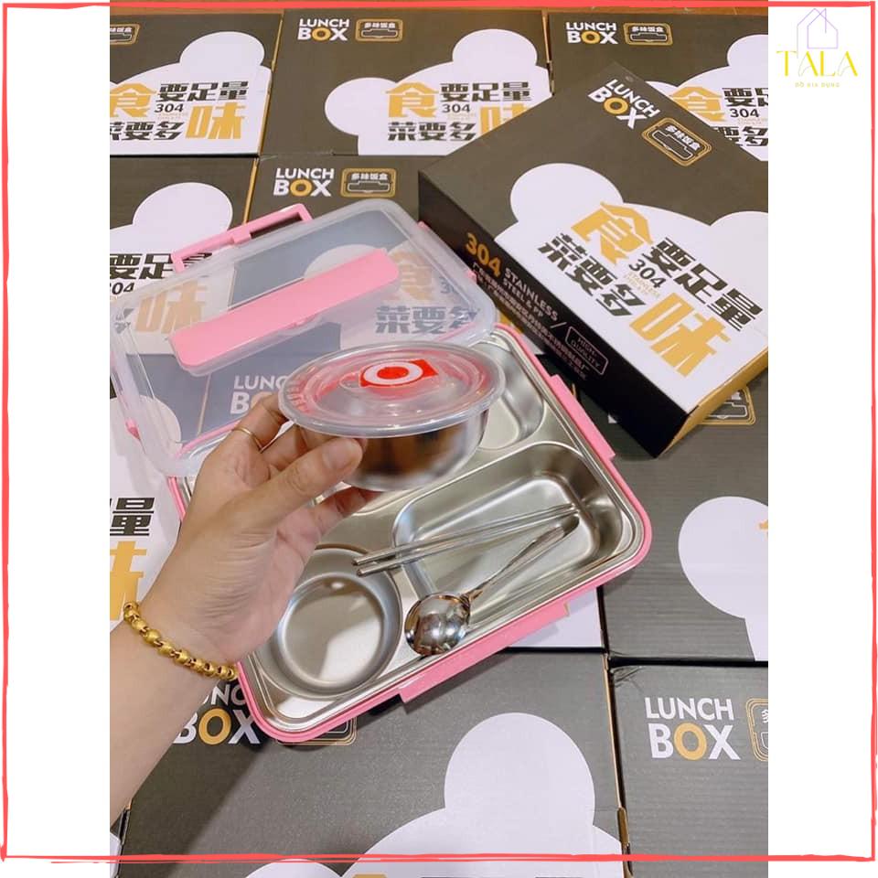 KHAY CƠM GIỮ NHIỆT INOX 5 NGĂN HÀN QUỐC