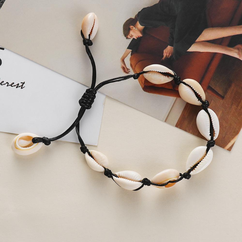 Lắc Chân Đính Vỏ Sò Phong Cách Boho Thời Trang Cho Nữ